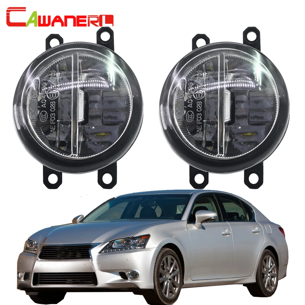 Cawanerl для Lexus GS350 GS460 GS450h 2011-2015 автомобильные аксессуары светодиодный фонарь 6000 К 4000LM DRL дневного лампа Белый 12 В