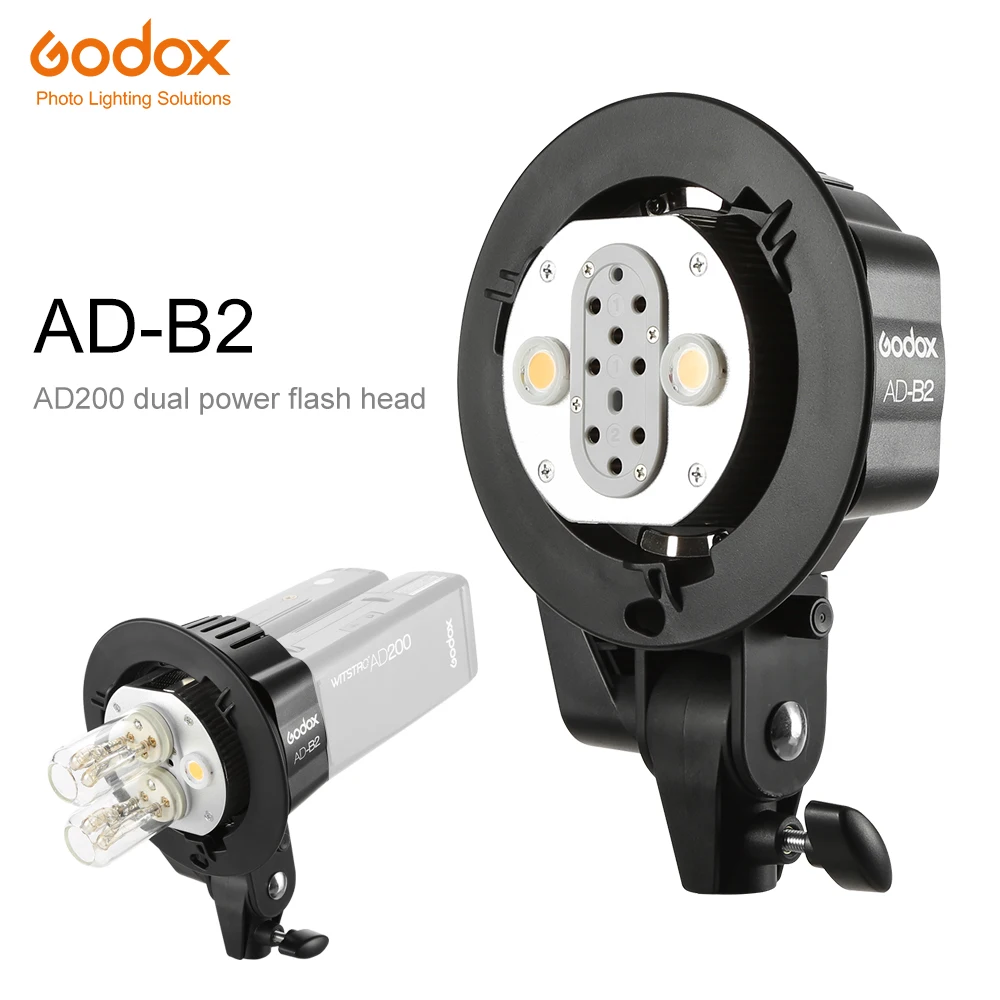 Godox 2 шт. AD200 вспышка 4G Беспроводная 200WS TTL HSS 1/8000s + AD B2 лампы X1T для Olympus Panasonic Canon Nikon Sony