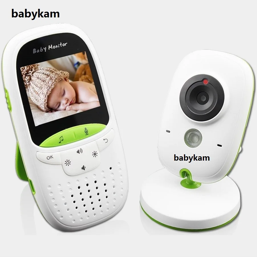 

babykam elektroniczna niania kamera electronic nanny 2.0 inch LCD IR Night Vision Temperature Monitor 8 Lullabies Baby Intercom