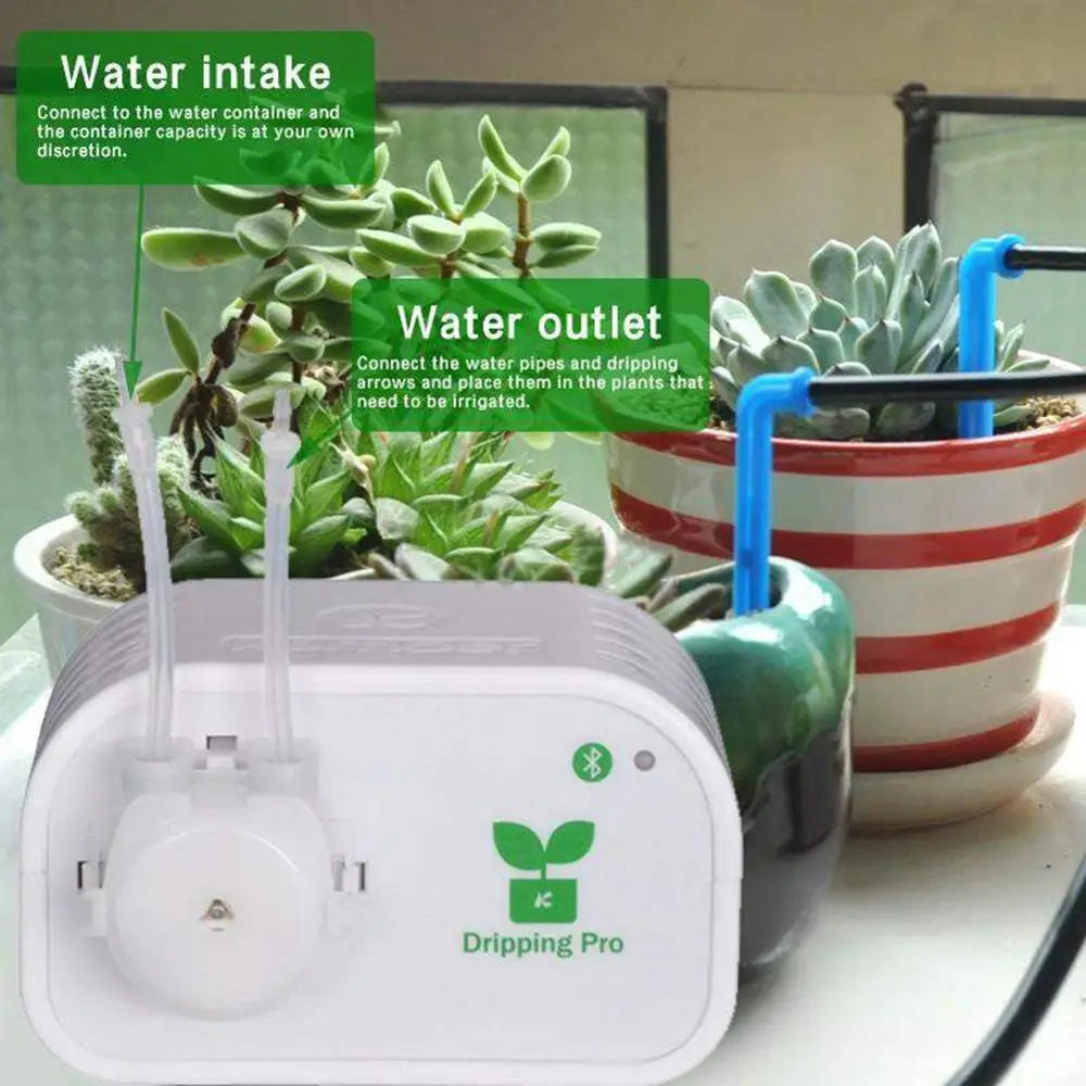 

Mobile Phone Control Intelligent Garden Automatic Watering Device Succulents Plant Drip Irrigation Tool Water Pump Timer System