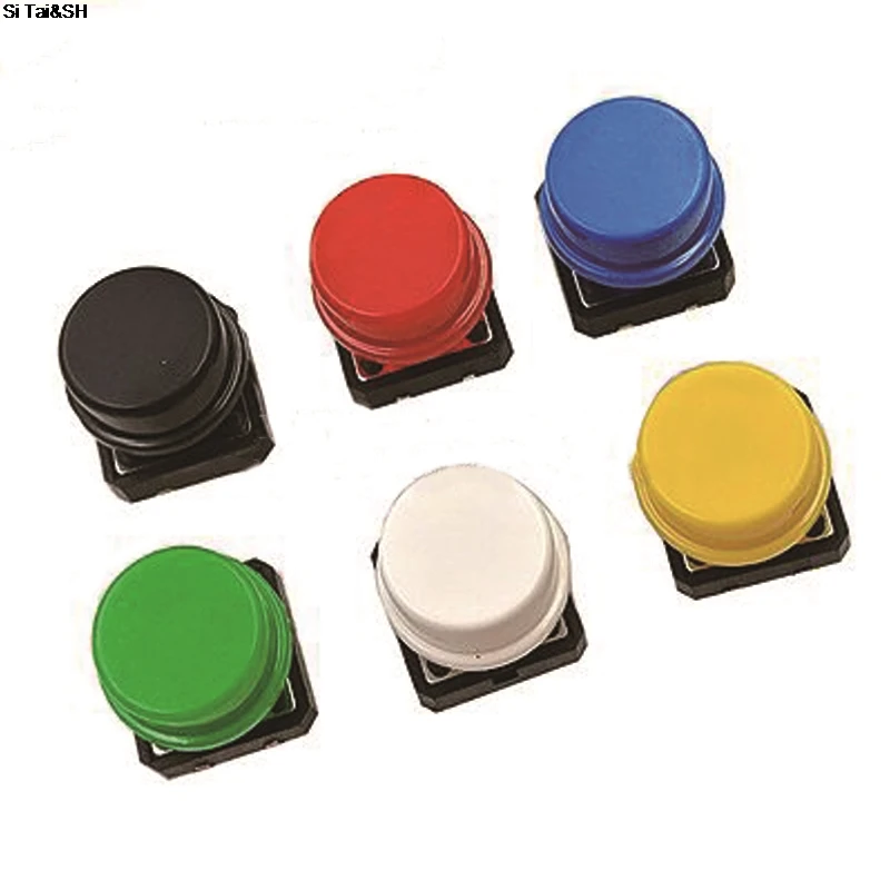 

6PCS/lot 12X12MM Big key module Big button module Light touch switch module with hat High level output for arduino usb