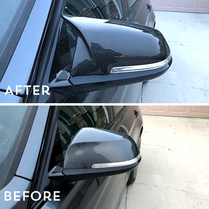 

1 : 1 Replacement Style For Bmw X3 F25 X4 F26 X5 F15 X6 F16 Carbon Fiber Rear Side View Mirror Cover 2014 - 2017