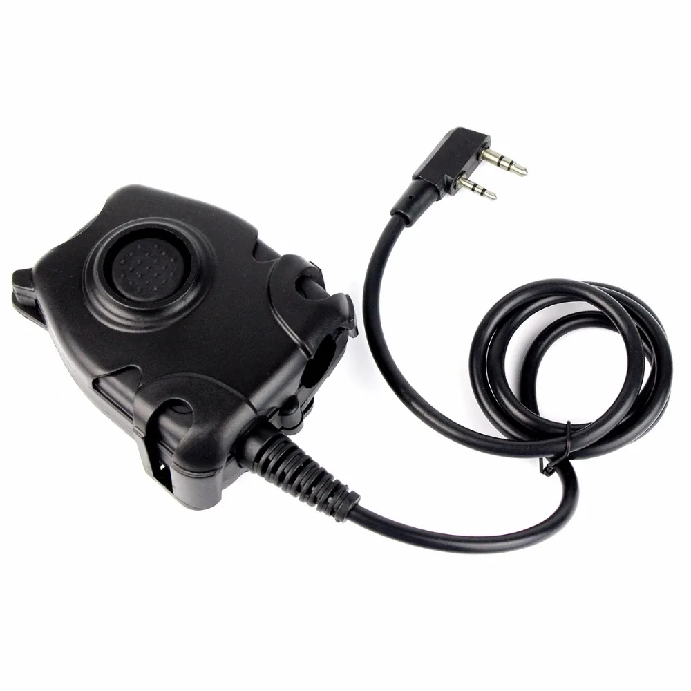 

Waterproof PTT Cable For KENWOOD K Plug for Z Tactical Comtac H50 MSA SORDIN H60 HD01 HD02 HD03 Noise Reduction Headset Mic