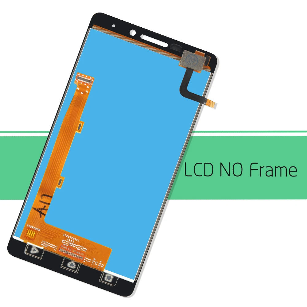 Дешево SRJTEK для lenovo Vibe P1M lcd Vibe P1M дисплей сенсорный экран матрица дигитайзер сенсор стекло с рамкой для lenovo Vibe p1ma40 lcd