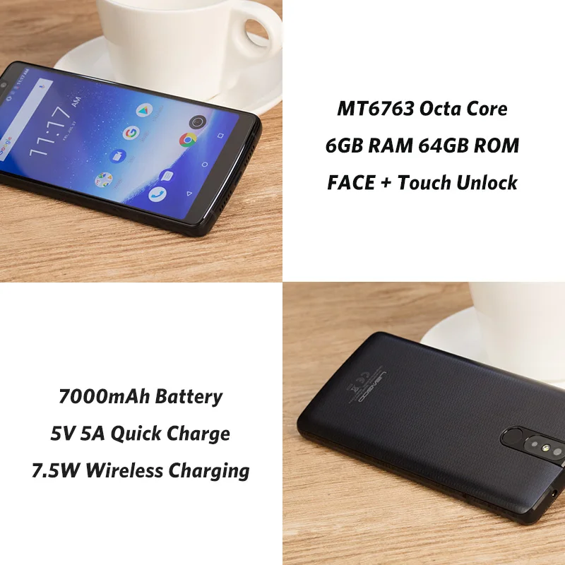 LEAGOO Power 5 смартфон с 99 дюймовым дисплеем восьмиядерным процессором MTK6763 ОЗУ 6 ГБ
