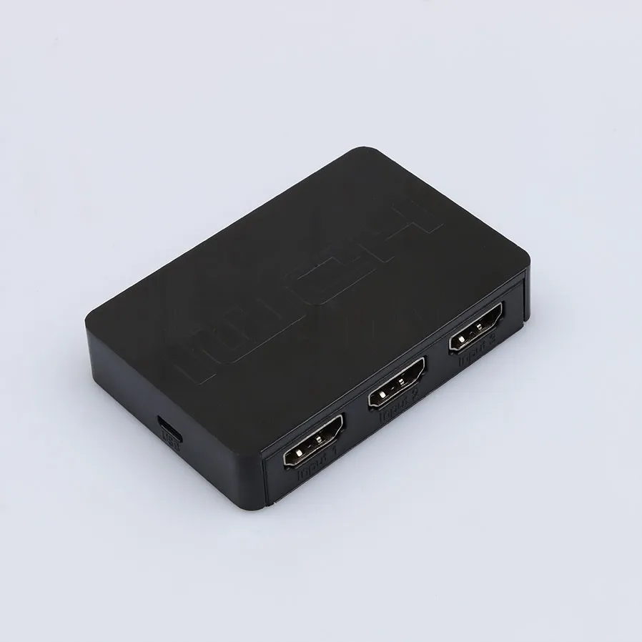 Новые 3 в 1 3 Порты и разъёмы концентратор Box Mini HDMI Splitter автоматический переключатель из Switcher 3D 1080 P HD 1.4 с дистанционное управление для DVD ТВ коробка