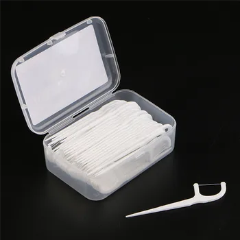 

50 Pcs Bamboo Charcoal Dental Floss Teeth Stick Tooth Picks Toothpick Flosser