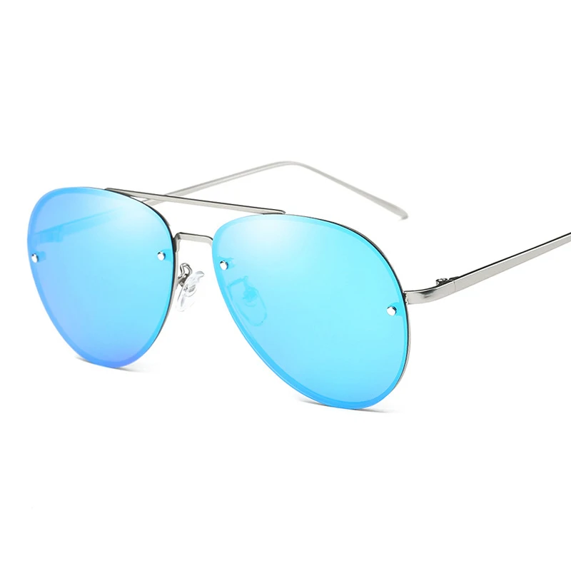 Fashion Blue Sunglasses Women Polarized UV400 Classic Sun Glasses for