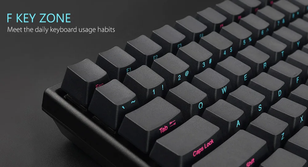 AKKO Ducky 3084 механическая клавиатура Cherry MX Axis 84 клавиши тип-c игровые Kayboards для геймера