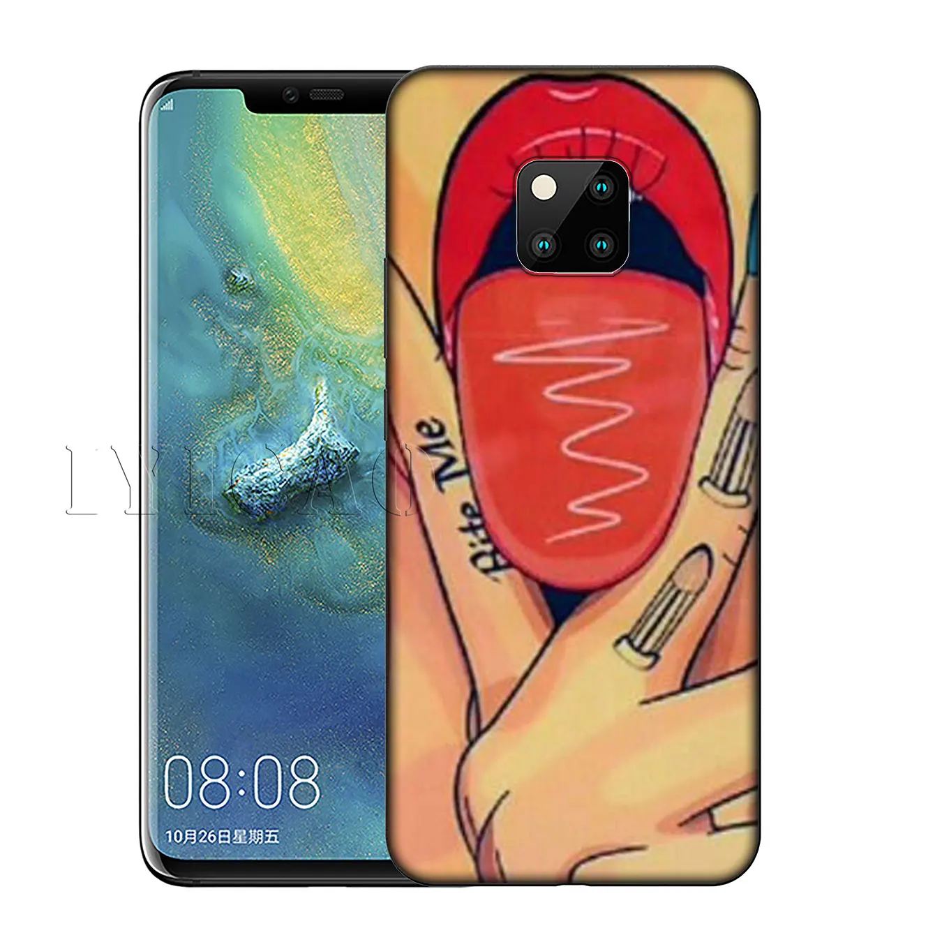 Силиконовый мягкий чехол для Huawei Nova Smart 5 5T 5i 4E 4 3i 3 2i 2 Lite Mate 30 20 10 Pro Lite|Бамперы| |