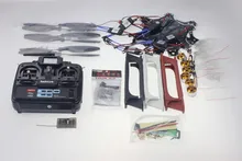 F550 Drone Heli FlameWheel Kit With QQ SUPER Control Board ESC Motor Carbon Fiber Propellers + RadioLink 6CH TX RX