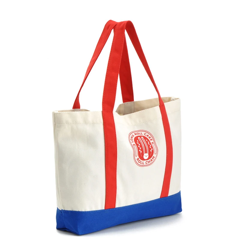 Us 1999 0 Durable Custom Canvas Cotton Promotional Ping Tote Beach Bag With Long Handles Per In Bags From Luggage On