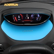 Aosrrun приборной панели кожа приборной панели Чехлы для мангала автомобильные аксессуары для Peugeot 5008 2017 4008 Тюнинг автомобилей