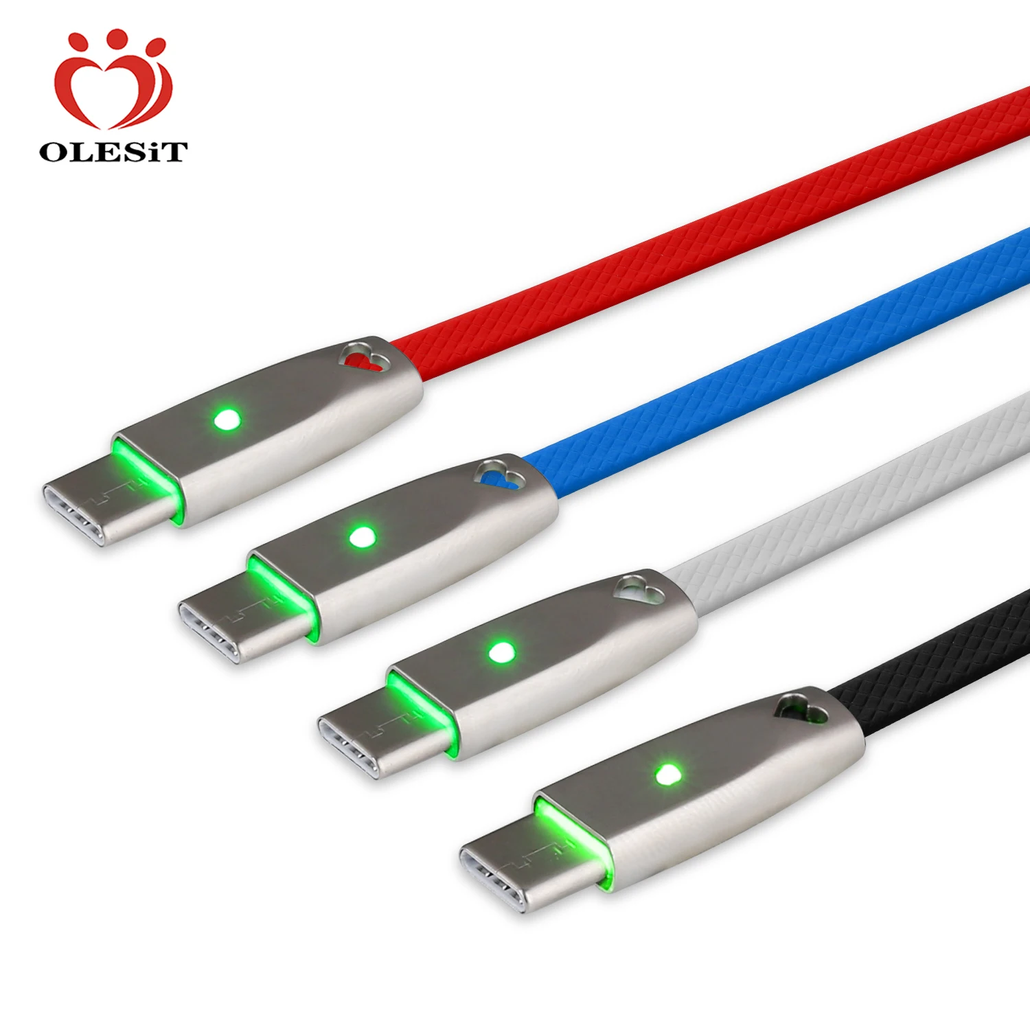 OLESiT UNS K152/K153/K154 1 м 3A роскошный цинковый сплав микро USB кабель для синхронизации
