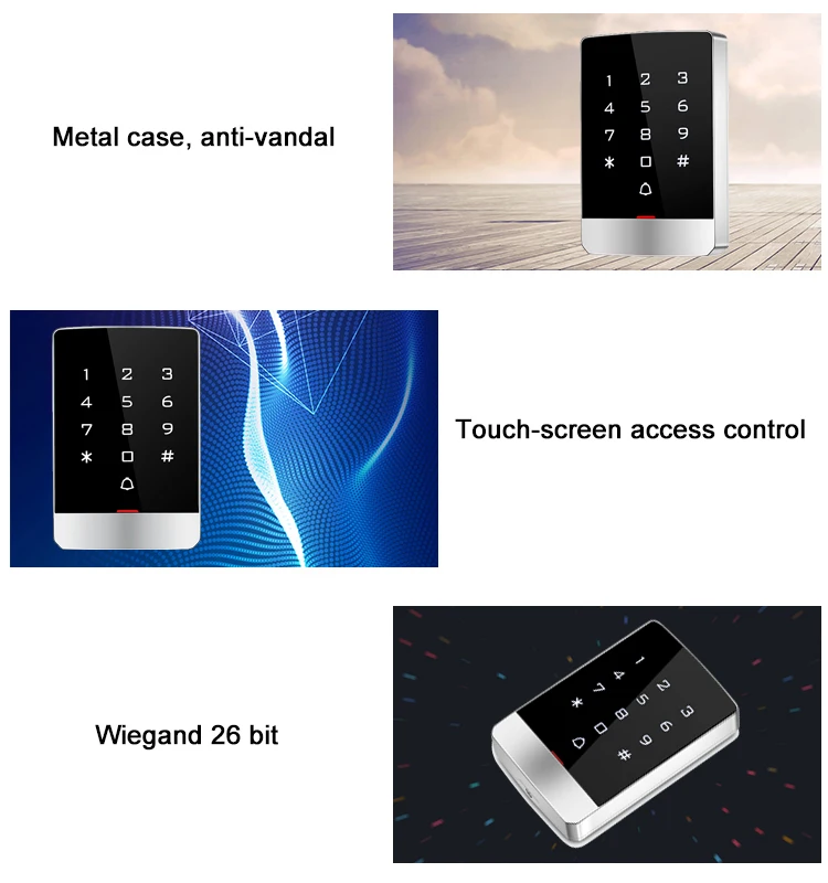 Автономный RFID Контроль доступа сенсорная металлическая клавиатура для дверной системы блокировки