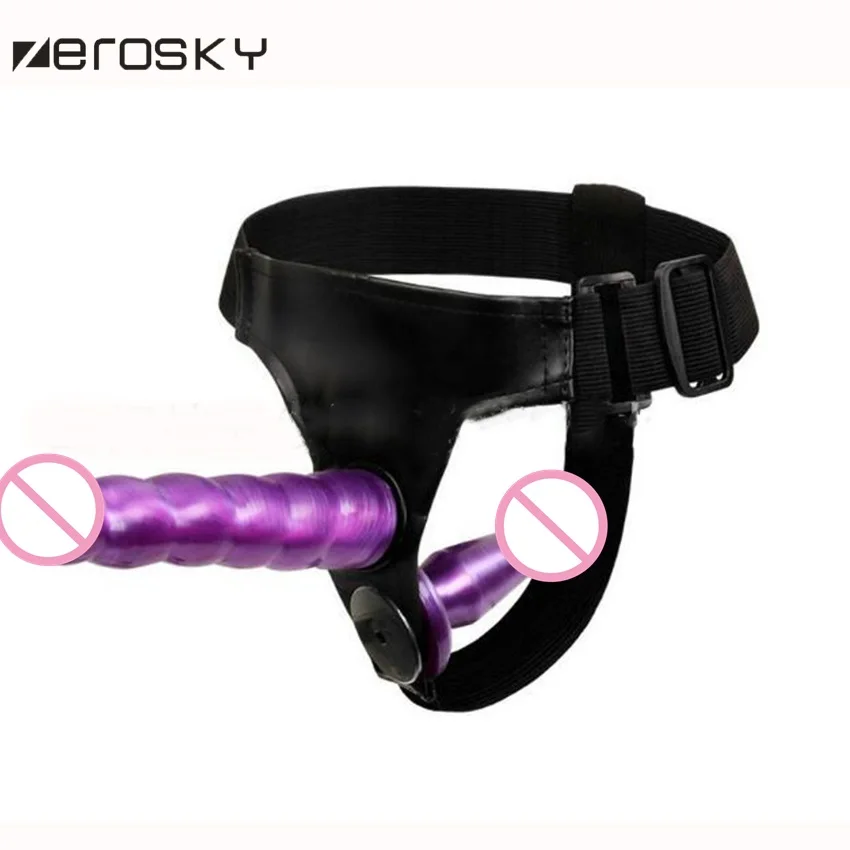 Zerosky Double Dildo Lesbian Strapon Dildo For Women Ultra -3569