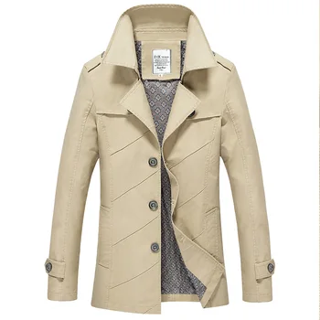 

Spring and Autumn Men's Windbreaker Male Casual Jacket Designer Tide Top Clothes Tactical Jacket Male Military Style Coat Cotton