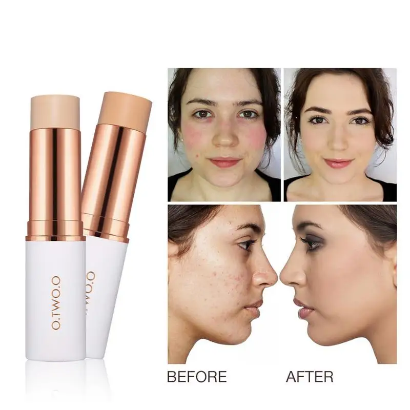 

6 Color Concealer Stick Whitening Foundation Makeup Full Cover Contour Face Concealer Cream Base Primer Moisturizer Hide Blemish