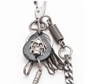 Skull Sword Biker Jeans Chain 1