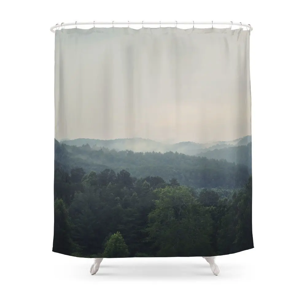 The Great Smoky Mountains Shower Curtain Custom Curtain For Bathroom