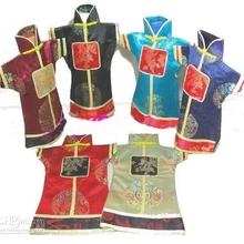 Античный китайский стиль, Рождественская крышка, сумка для бутылки, шелковая бутылка для вина, украшение стола, пакет для красного вина, сумка для бутылки, 750 мл, 50 шт