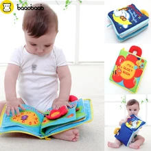 BAAOBAAB Soft Books Infant Early cognitive Development My Quiet Bookes baby goodnight educational Unfolding Cloth Book