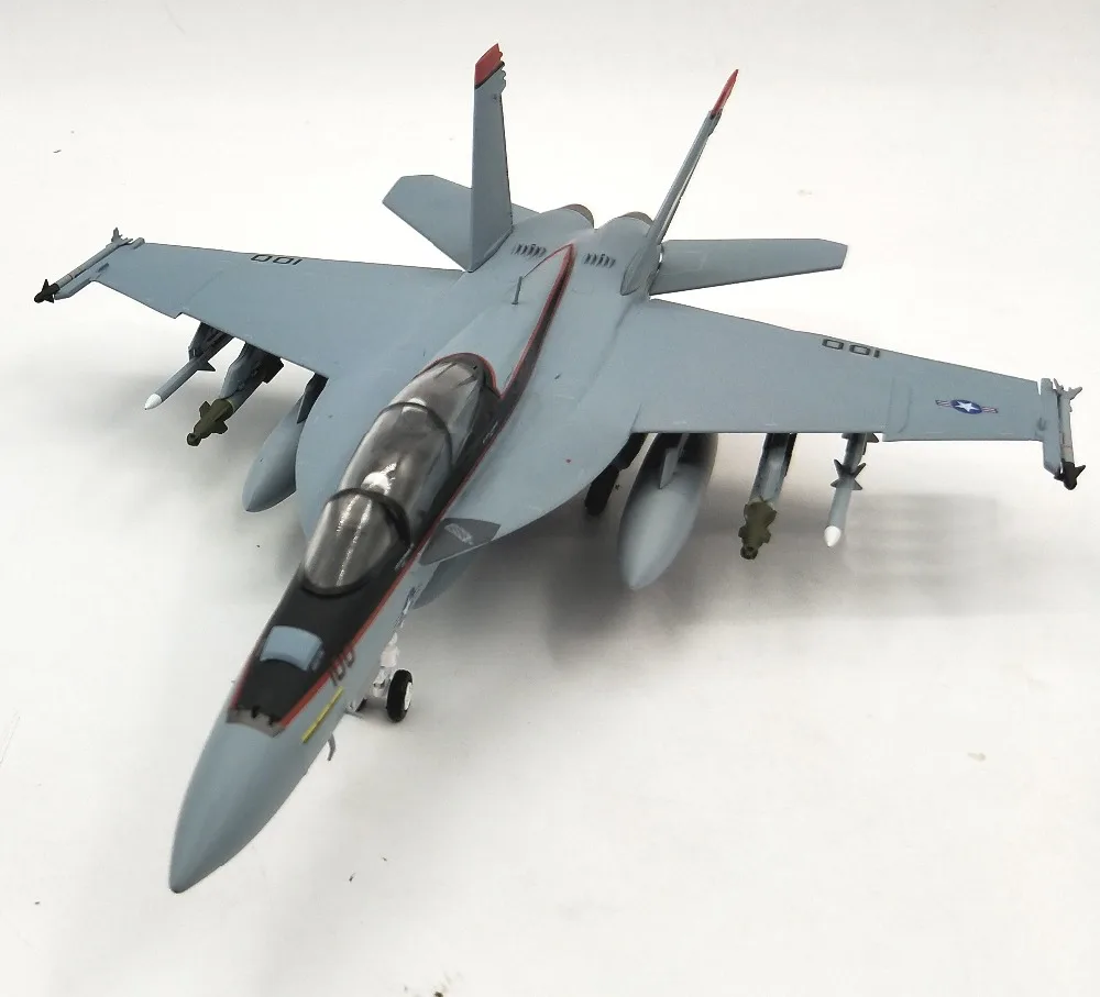 1: 72 США F/A-18F модель истребителя VFA-41 spade эскадра сплав Коллекционная модель