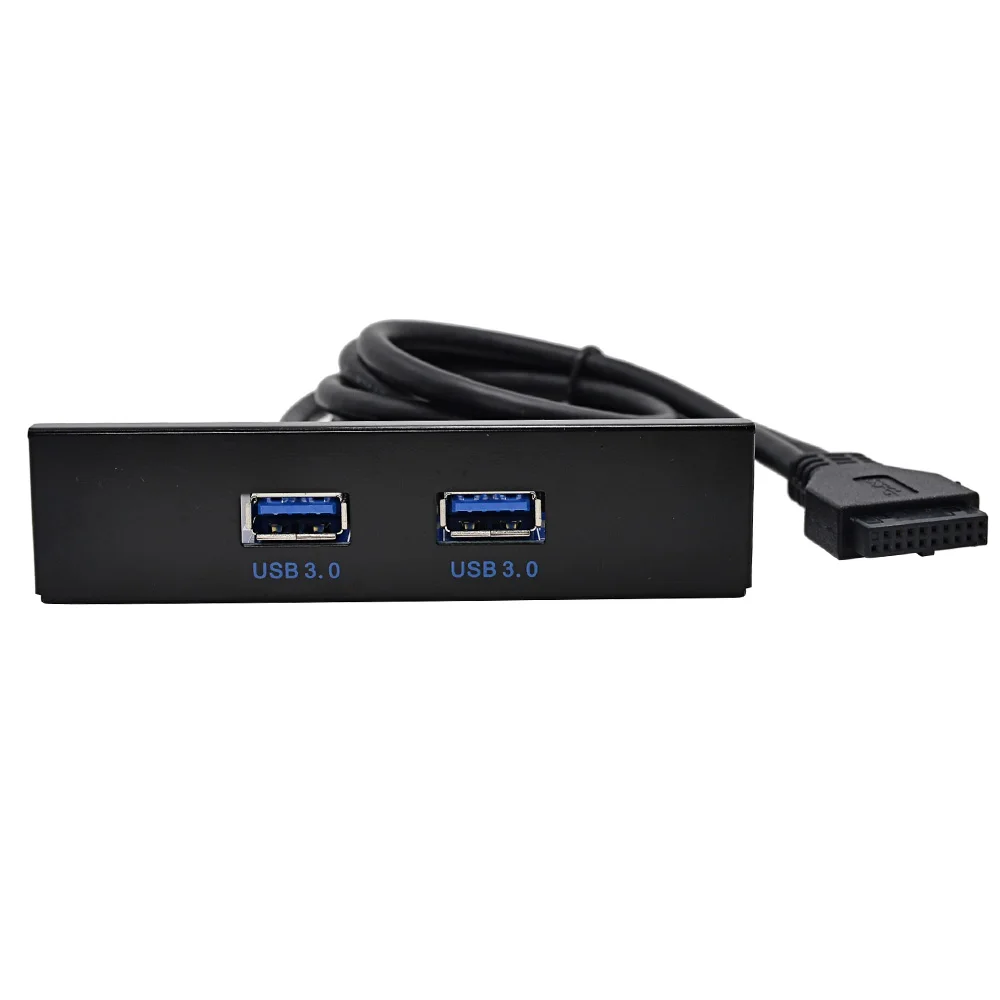 CHIPAL 19 + 1 20 Pin 2 порта USB 3 0 разветвитель концентратора USB3.0 Передняя панель кронштейн