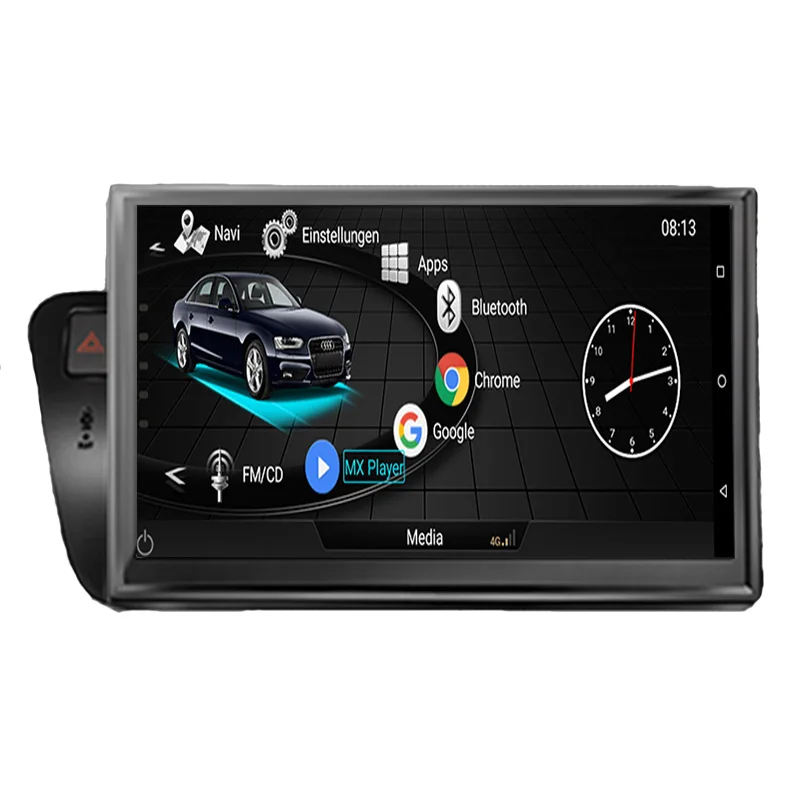 

OZGQ 3G MMI Android Touch 10.1''Screen Octa Core Car Multimedia Player GPS Headunit Autoradio Navigation For Audi 2010-2016 Q5