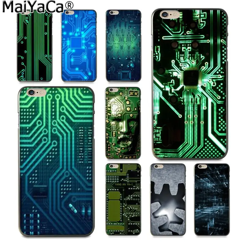 

MaiYaCa Retro unique electrical engineering wiring board phone case for Apple iphone 11 pro 8 7 66S Plus X 5S SE XS XR XS MAX