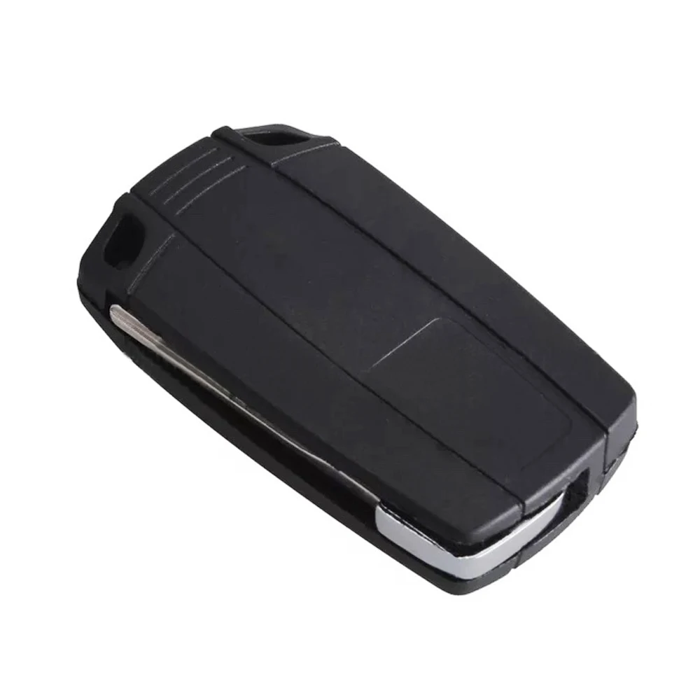 JEAZEA New 3 button Flip Key Shell Remote Folding Case Fob for BMW 3 5 7 Series X3 X5 Z3 Z4 E81 E46 E39 E60 E63 E38 E83 E36 E85 E86-2