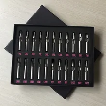Высокое качество 22 шт 304 из нержавеющей стали татуировки Советы Комплект колпачки для татуажа советы микс Набор для иглы татуировки аксессуары