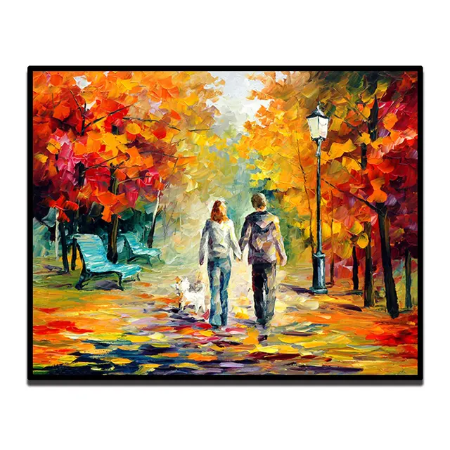 Moderne Messer Malerei Drucke Auf Leinwand Romantische Paar Leidenschaftlich Liebhaber Wand Kunst Bild Fur Wohnzimmer Schlafzimmer Wand Wohnkultur Painting Calligraphy Aliexpress