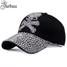 [YARBUU] бейсбольные кепки для женщин и мужчин Повседневное Стразы тюбетейку новая мода высокое качество Мужская шляпа Женская остроконечная Кепка