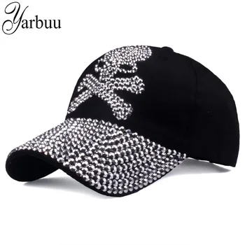 Chrome Hearts Baseball Rhinestones Skull Hats 1