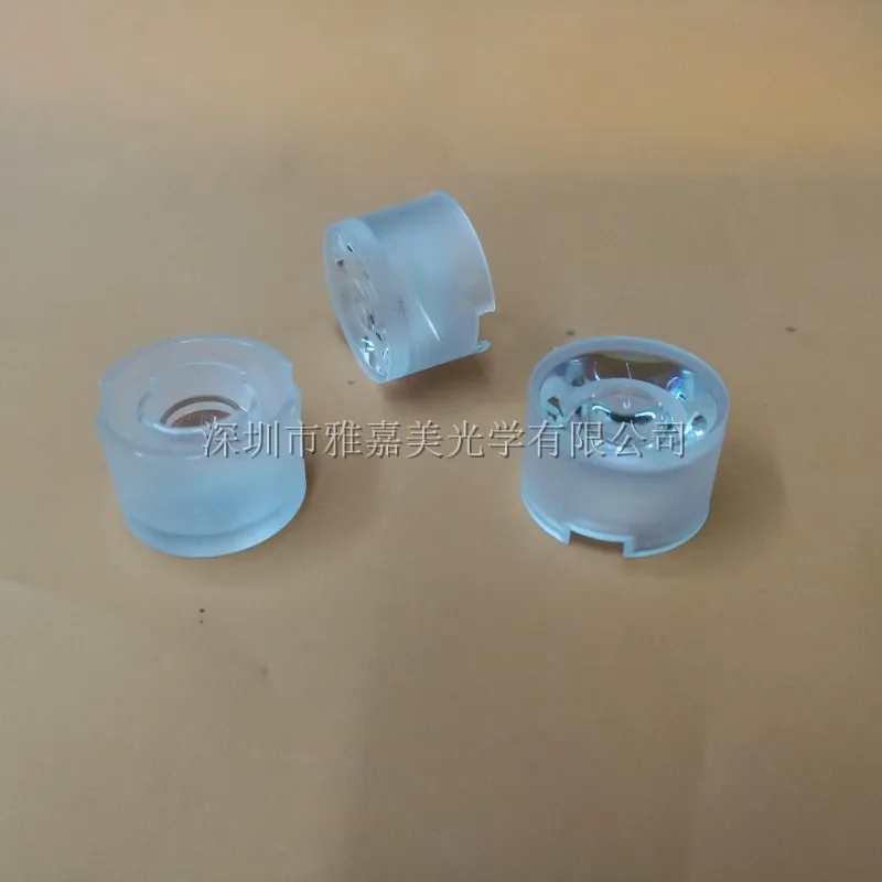 

Waterproof integrated lens,15.5mm 20 Degree Smooth surface 1w 3w LED Lens