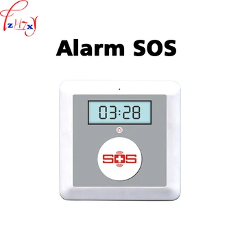 

Old man pager emergency watch alarm + transmitter,personal home elder people alarm security system SOS a key for help 1pc