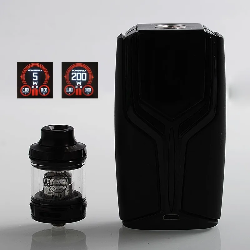 

Original Wotofo Flux 200W 5~200W VW Variable Wattage Box Mod + 2ml / 5ml Flow Pro SubTank Atomizer Vape Kit