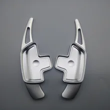 Серебряный рулевого колеса автомобиля лопасти переключения для Benz E Class w204 w212 GLK CLA GLA 2013