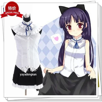 

Ore no Imouto ga Konnani Kawaii Wake ga Nai Gokou Ruri Cosplay Costume Lolita Cute Girls Clothing T shirt+Skirt+Tie+Tail