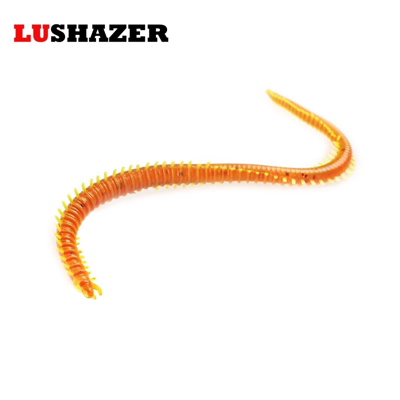 

15pcs/lot LUSHAZER silicone baits 1.8g 14cm isca artificial fishing wobblers carp fishing worm tackles jigging lure soft lures