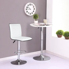 JEOBEST 2 шт./компл. Европейский Стиль барный стул поворотный, из искусственной кожи барный стул с регулировкой по высоте, Кухня счетчик паб стул HWC