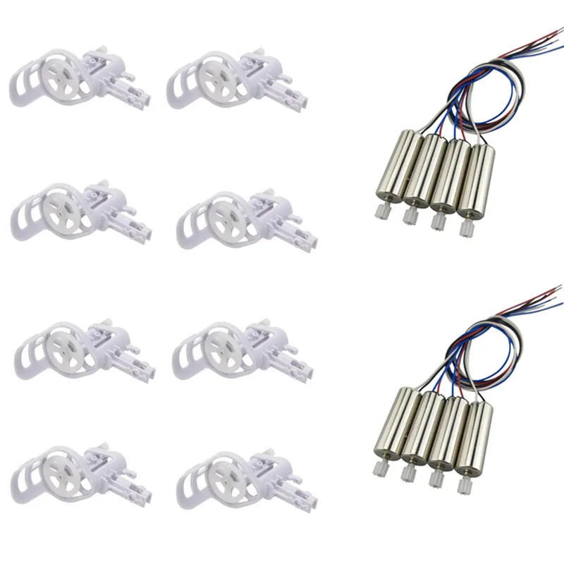 

Original Syma X5C Parts 4 Pairs Motor + 8pcs Motor Base Cover for SYMA X5C X5C-1 X5 RC Quadcopter
