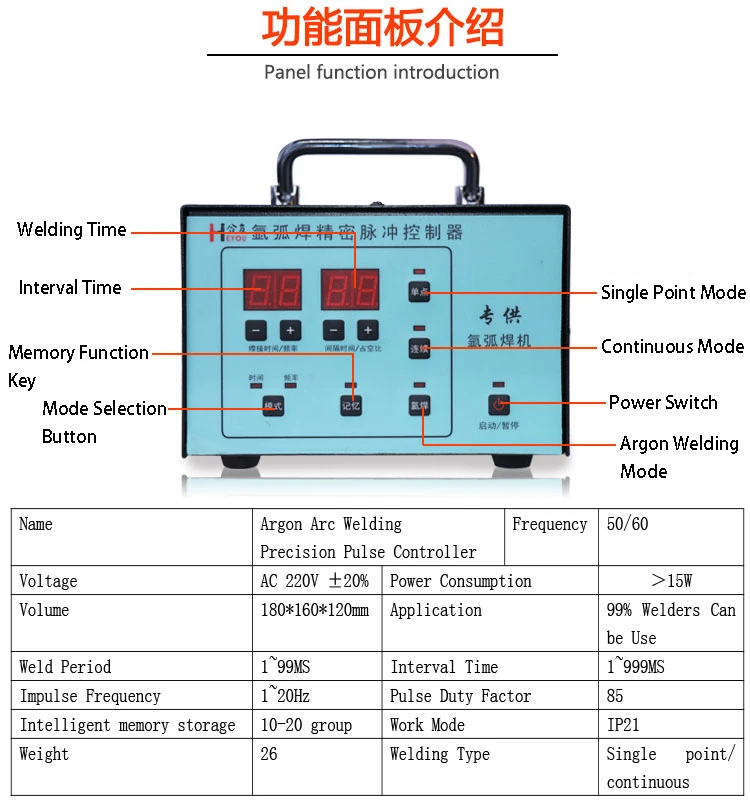 Импульсный аргонно-дуговой сварочный аппарат 220 в дуговой сварщик переоборудованный аппарат холодной сварки импульсный контроллер из нержавеющей стали точечный сварочный аппарат