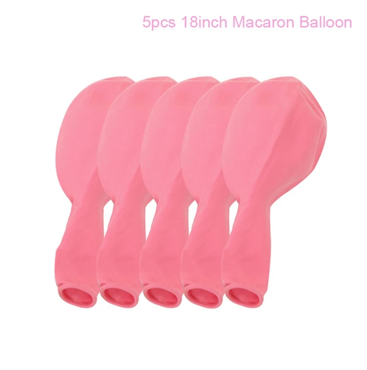 Pink 18 inch HUIRAN Macaron воздушные шары латексные шары Свадебные Декоративные вечерние принадлежности День Рождения украшения детский душ балон свадебные шары - Цвет: Pink 18 inch