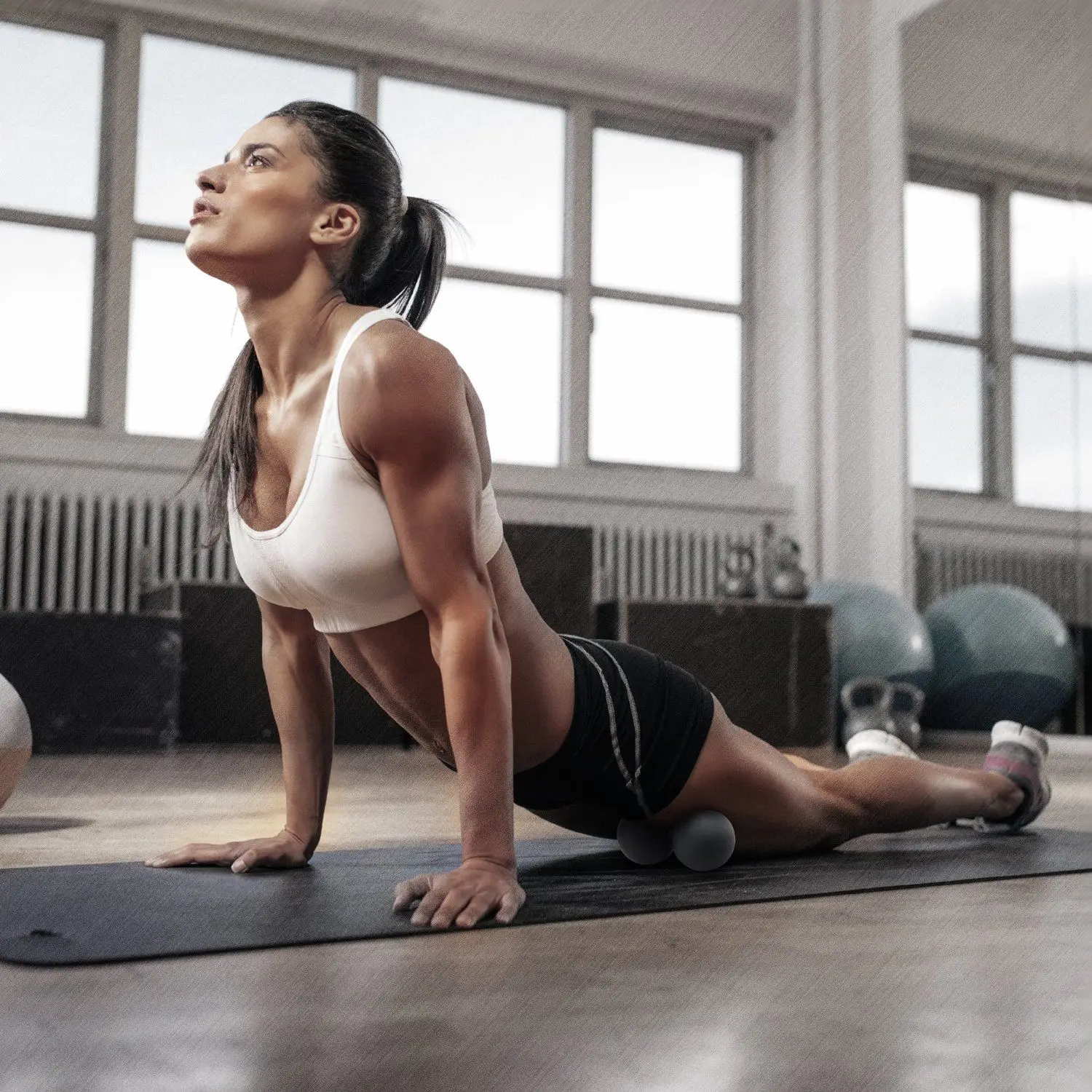Myofascial релиз фитнес арахисовый Массажный мяч фасции массажер роликовый Пилатес Йога триггер точка лечения фитнес боль мяч