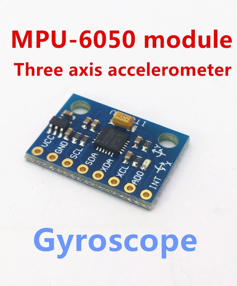 GY-521 MPU-6050 Модуль трехосевой акселерометр гироскоп 6DOF модуль