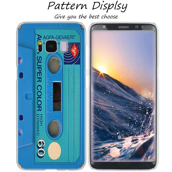 015 MLLSE классический старый кассета модный прозрачный чехол для samsung Galaxy S10 Lite S9 S8 Plus S7 S6 Edge S5 S4 Mini чехол - Цвет: 015