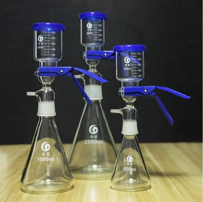 1pcs 500ml 1000ml 2000ml 5000ml Glass Vacuum Suction Filter Device Sand
