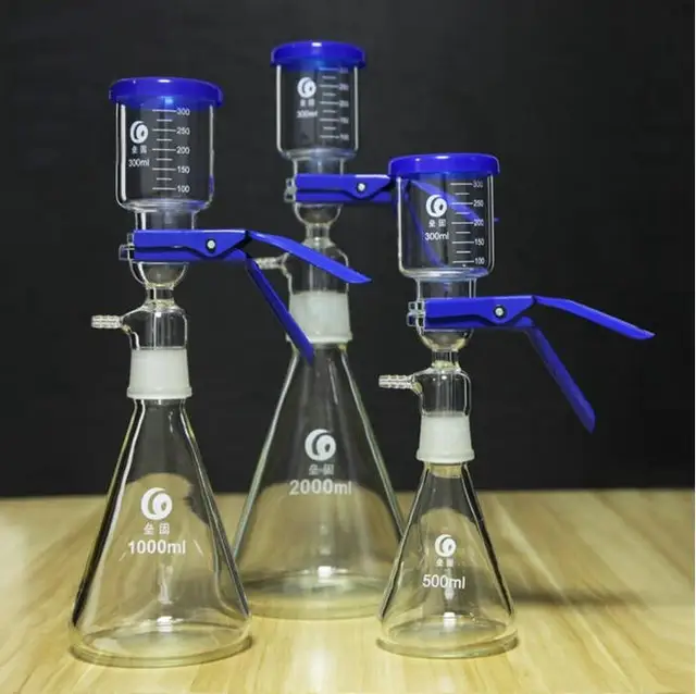 1pcs 500ml 1000ml 2000ml 5000ml Glass Vacuum Suction Filter Device Sand